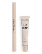 Revolution Lip Shape Kit Chauffeur Nude Lip Liner Makeup Brown Revolut...