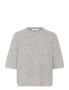 Alphagz Ss Tee Noos Tops Knitwear Jumpers Grey Gestuz