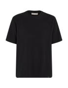 Interlock Tee Tops T-Kortærmet Skjorte Black Calvin Klein Jeans