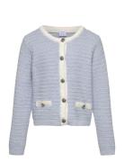 Sweater Knitted Jacket Tops Knitwear Cardigans Blue Lindex