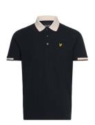 Half Tipped Polo Shirt Tops Polos Short-sleeved Navy Lyle & Scott