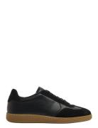 Slhfinley Mix Sneaker Low-top Sneakers Black Selected Homme