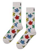 Cat Sock Underwear Socks Regular Socks Grey Happy Socks