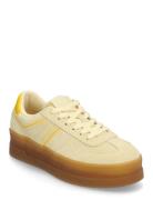 The Greenwich Flatform Suede Low-top Sneakers Yellow Tommy Hilfiger