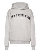 Varsity Sweat Hood Sport Sweatshirts & Hoodies Hoodies Grey Aim´n