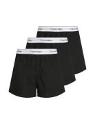 Boxer Slim 3Pk Underwear Boxer Shorts Black Calvin Klein