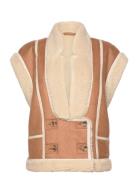 Fikaly Vests Padded Vests Brown Munthe