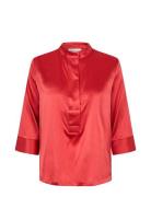 Danittadea Tops Blouses Long-sleeved Red Dea Kudibal