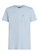 Essential Solid Pocket Tee Tops T-Kortærmet Skjorte Blue Tommy Hilfige...