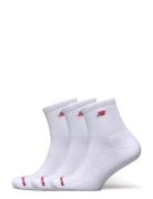 Patch Logo Ankle 3 Pack Sport Sport Clothing Sport Socks White New Bal...