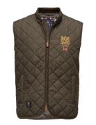 Trenton Quilted Vest Designers Vests Khaki Green Morris