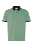 4-Col Oxford Ss Pique Tops Polos Short-sleeved Green GANT