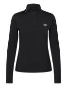 Script Quarter Zip Sport Sport Clothing Sport Fleeces & Midlayers Blac...