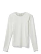 Patriciasy T-Shirt Long Sleeve Tops T-shirts Long-sleeved T-Skjorte Wh...