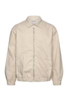 Zip Through Overshirt Tynd Jakke Cream Lindbergh