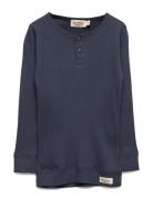 Tee Ls Tops T-shirts Long-sleeved T-Skjorte Blue MarMar Copenhagen