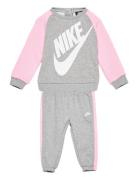 Ee-Fleece/Terry Set Sport Sweatsuits Grey Nike