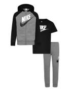 Nkn N Nk 3Pc Boxed Set Sport Sweatsuits Grey Nike