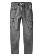 Nkmsilas Tap Cargo Jeans 6650-Az Noos Bottoms Jeans Regular Jeans Grey...