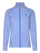 Kari F/Z Fleece Sport Sweatshirts & Hoodies Fleeces & Midlayers Blue K...