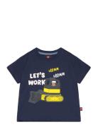 Lwtasi 200 - T-Shirt S/S Tops T-Kortærmet Skjorte Navy LEGO Kidswear