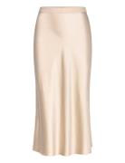 Hana Long Silk Skirt Lang Nederdel Cream Ahlvar Gallery