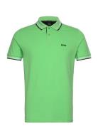 Paul Sport Polos Short-sleeved Green BOSS