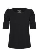 Cwadrienne - T-Shirt Tops T-shirts & Tops Short-sleeved Black Claire W...