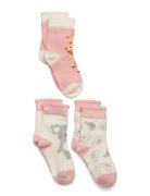 Knitted Socks 3 Pair Socks & Tights Socks Pink United Colors Of Benett...