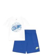 Nkb B Nsw On The Move Jrsy Set Sets Sets With Short-sleeved T-shirt Bl...