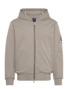 Hartsfield Zip-Up Tops Sweatshirts & Hoodies Hoodies Beige Moose Knuck...