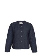 Mschlysandra Jacket Quiltet Jakke Blue MSCH Copenhagen