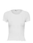 Onlemma S/S Short Top Noos Jrs Tops T-shirts & Tops Short-sleeved Whit...