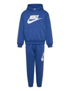 F8-Fleece Pant Set Sport Tracksuits Blue Nike