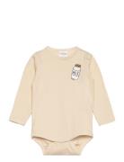 Tnsbnick L_S Body Bodies Long-sleeved Cream The New