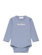 Tnsbnolan L_S Body Bodies Long-sleeved Blue The New