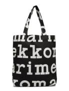 Notko Logo Bags Totes Black Marimekko