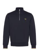 Half Zip Sweatshirt Tops Sweatshirts & Hoodies Sweatshirts Navy Fred P...