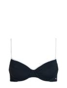 Demi Np Swimwear Bikinis Bikini Tops Bandeau Bikinitops Navy Tommy Hil...