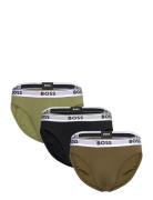 Brief 3P Power Underbukser Y-front Briefs Green BOSS