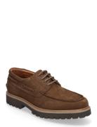 T51 2690 Shoes Business Derby Shoes Brown TGA By Ahler