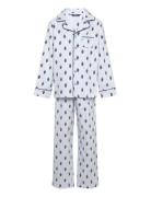 S6-Sleepwear Pant Set Pyjamassæt Blue Ralph Lauren Kids