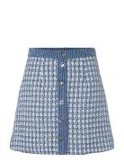 Yasberu Hmw Skirt Skirts Short Skirts Blue YAS