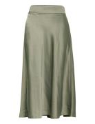 Zilkyiw Skirt Knælang Nederdel Green InWear