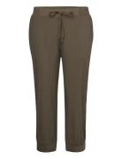 Kcnana Capri Pants Bottoms Trousers Capri Trousers Khaki Green Kaffe C...