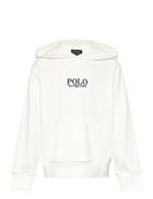 Logo French Terry Hoodie Tops Sweatshirts & Hoodies Hoodies White Ralp...