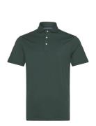 Pima Cotton Polo Designers Polos Short-sleeved Green Hackett London