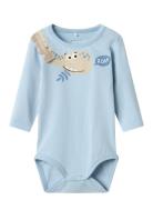 Nbmdalton Ls Body Bodies Long-sleeved Blue Name It