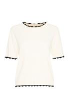 Byomanja Ss Jumper - Tops T-Kortærmet Skjorte Cream B.young