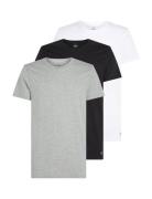 S/S Crew Neck 3Pk Tops T-Kortærmet Skjorte Black Calvin Klein